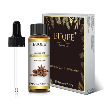 EUQEE 10ml Reines Natürliches Ätherisches Öl Lavendel Jasmin Eukalyptus Vanille Sandelholz Süße Orange Zitrone Oregano Neroli Duft