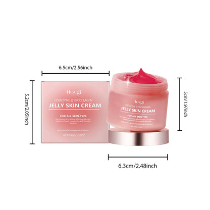 Collagen Jelly Cream Deeply Moisturizing Smooth Skin Tightening Fade Fine Lines Soothing Brightening Hydrating Facial Gel Cream