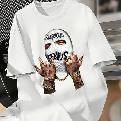 Printed Off-Shoulder T-Shirt | Spring Summer Casual