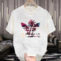 Short-sleeved Pure Cotton Summer Round-neck Trendy Printed Men's Casual and Versatile Half-sleeved Loose New Top