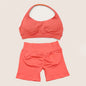 2Pcs Impacts Gym Set Tank Tops High Waist Scrunch Seamless Shorts Gym Suit Fitness Clothes Activewear Workout