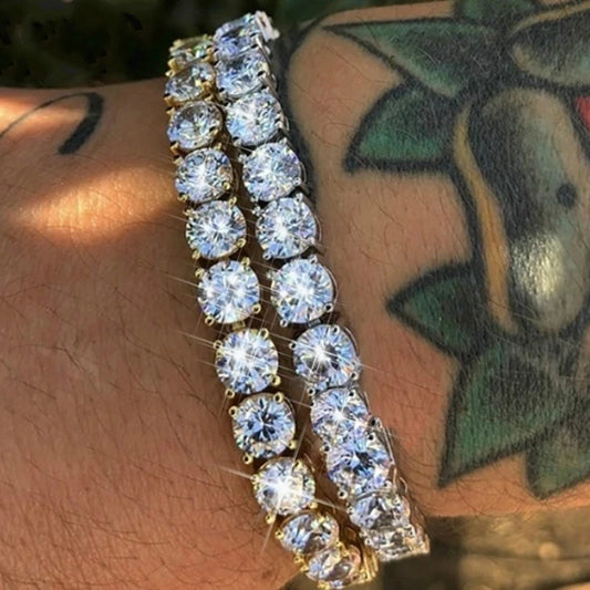 Zircon Tennis Bracelet 2.5-5mm Crystal Hand Chain