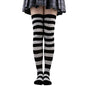 Long Socks Womens Over Above Knee Striped Thigh High Stockings Polka Dot Ladies Black White Pink Cosplay Lolita Harajuku Y2k