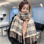 2025 Luxury Winter Cashmere Scarf Women New Design Warm Pashmina Long Tassel Scarves Female Print Shawl Thick Foulard Bufanda