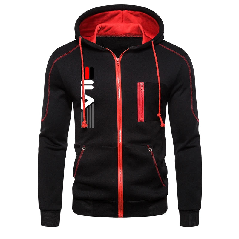 Zipper Sweatshirt Suit Sportswear for Men Daily Casual Hoodies Hot High Quality 2025 Sports Tracksuit Jogging Men's Clothing