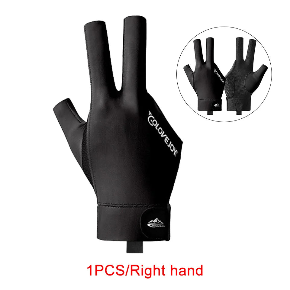NOFOXO Open Finger Pool Glove - Breathable Snooker Billiard Glove