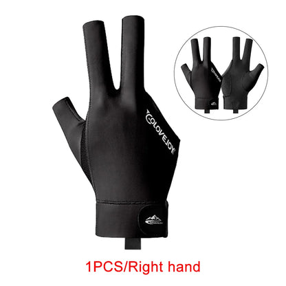 NOFOXO Open Finger Pool Glove - Breathable Snooker Billiard Glove