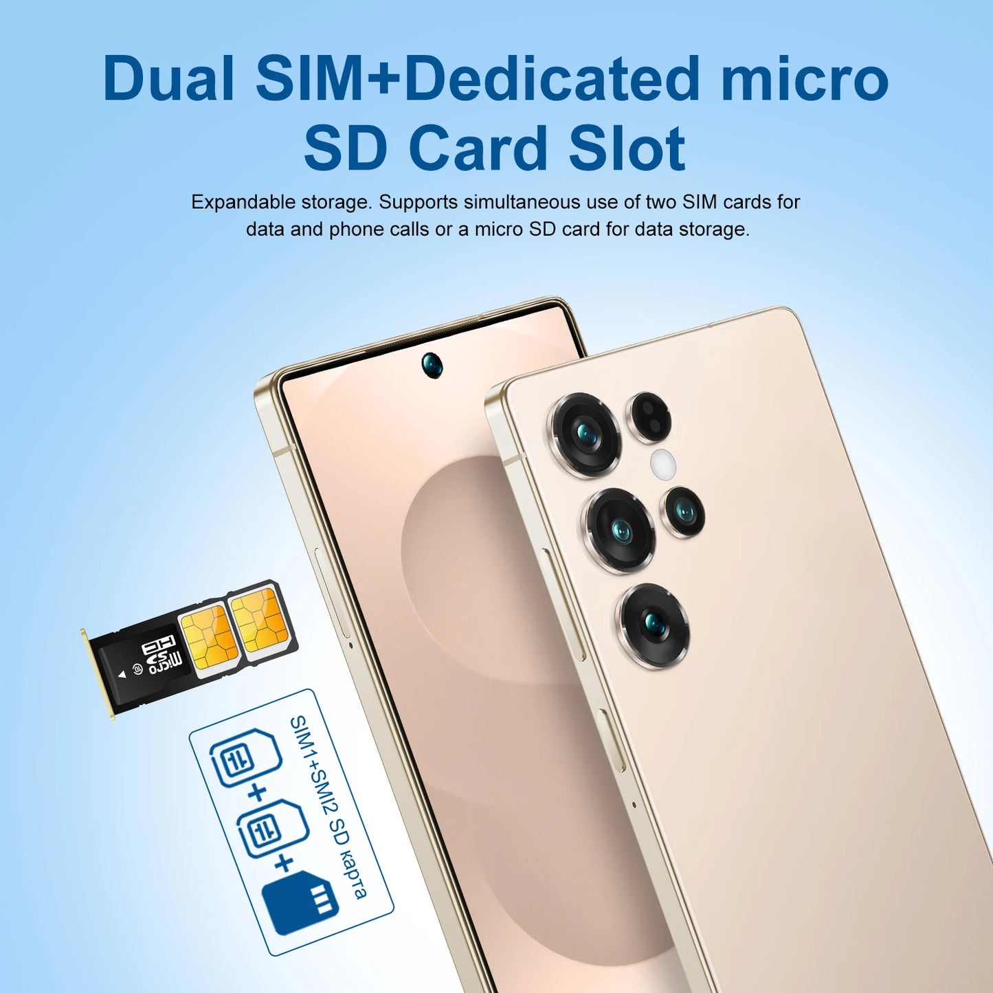 S25 Ultra 16GB+1TB 7.3 inch Android 14 72MP+108MP Camera 7800mAh battery 5G network 10 core Facial Recognition