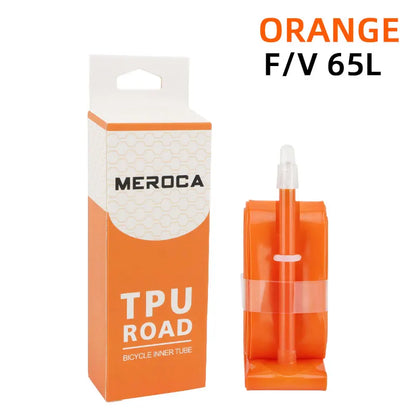 MEROCA Rennrad TPU-Schlauch 700x23-32C FV 45L/65L/80L Ultraleichter Rennradschlauch