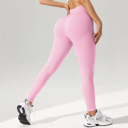 Women Sports Leggings Seamless Yoga Pants w/Tummy Control Sportswear Woman Gym Leggings Women's Trousers Fitness Female Clothing