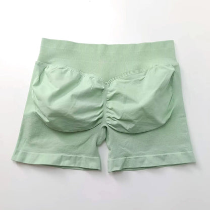 Women's 4.5" Biker Shorts | Scrunch Butt Seamless Yoga Gym Leggings