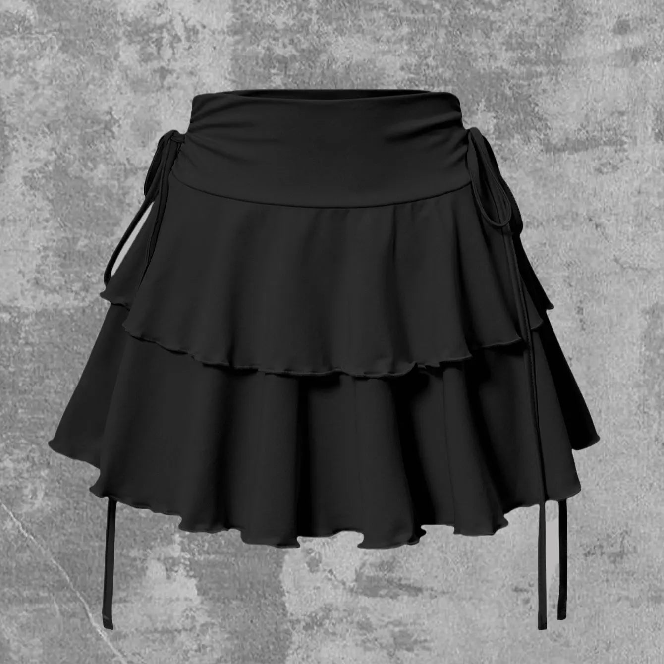 2025 Neuer einfarbiger Rock Damen Sommer Mode Outdoor Vielseitiger High Waist Slim Fit Elastischer Bund Kurzer Rock Ware auf Lager
