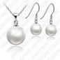 925 Sterling Silver Pearl Bridal Jewelry Set for Women