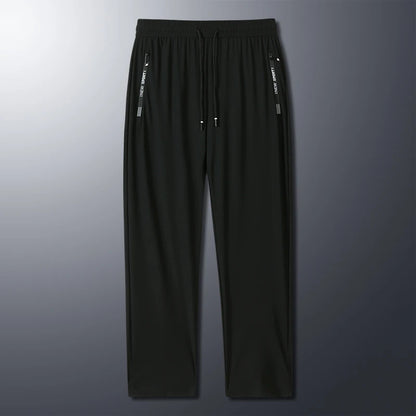 Herren-Eishose aus Seide – Lockere Passform, Übergröße, Sporthose L-8XL