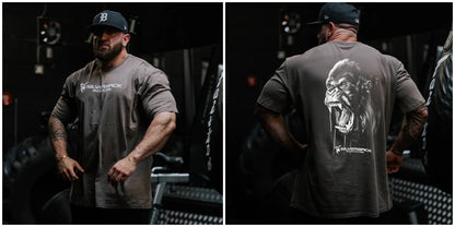 SILVERBACK Men's Oversized Cotton Gym Wear Tee-Shirt