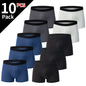 4/10-teiliges Set lässiger und modischer Herrenunterwäsche Bequeme Boxershorts Jugend-Übergröße Sport-Radfahren elastische Shorts