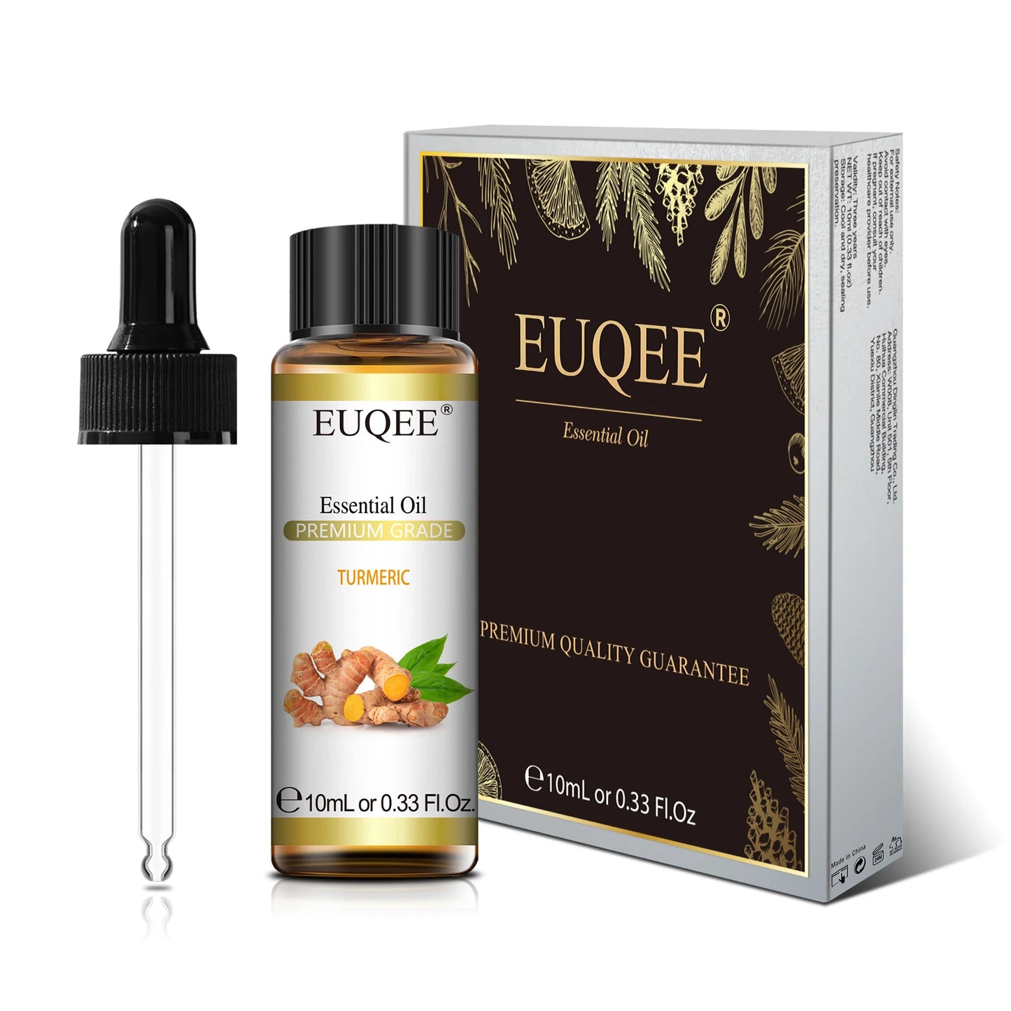 EUQEE 10ml Reines Natürliches Ätherisches Öl Lavendel Jasmin Eukalyptus Vanille Sandelholz Süße Orange Zitrone Oregano Neroli Duft