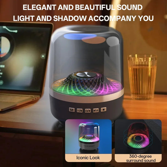 Bluetooth 5.3 Soundbar Speaker – HIFI Subwoofer & Lamp