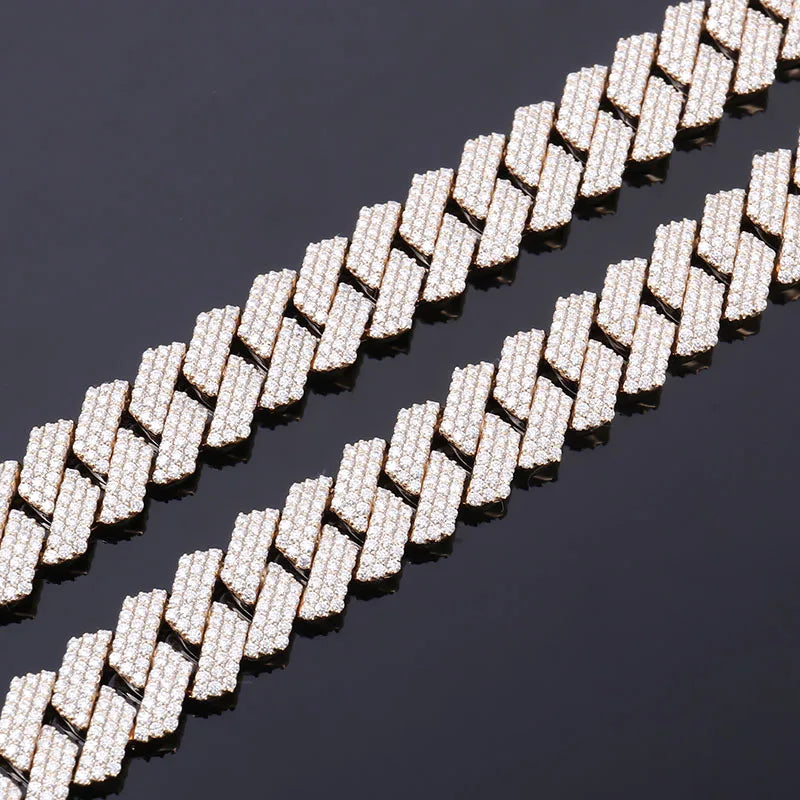 Diamond-encrusted bracelet on a dark background