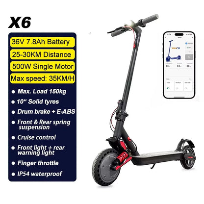 Adult Off-Road Foldable E-Scooter 36V-72V Options