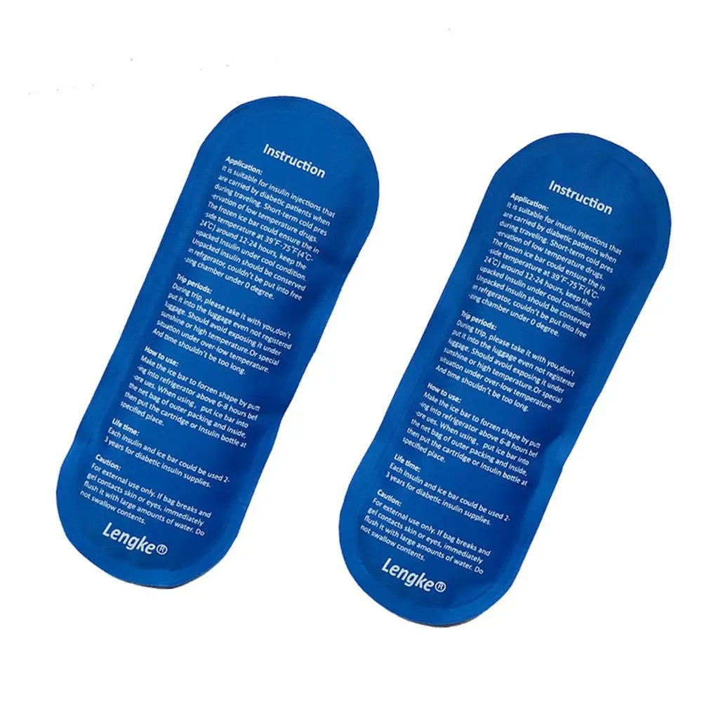 1/3pcs Thermal Insulated Medicla Cooler Travel Case Ice Pack Pill Protector Cold Gel Insulin Cooling Bag