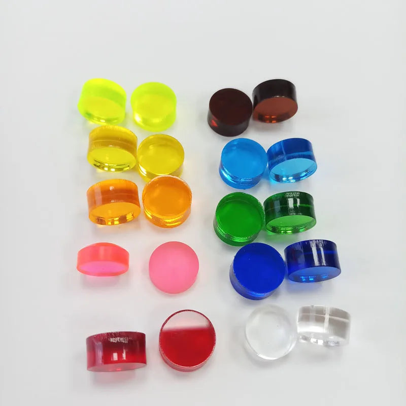 14mm Acrylic Pool Cue Tips 6pcs – Jump & Break Billiard