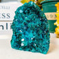 Bohemian Blue Crystal Cluster | Turquoise Gradient Decor