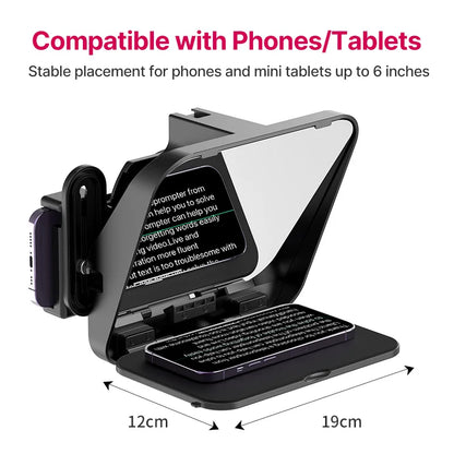 Ulanzi RT02 Universal Teleprompter for Camera & Phone