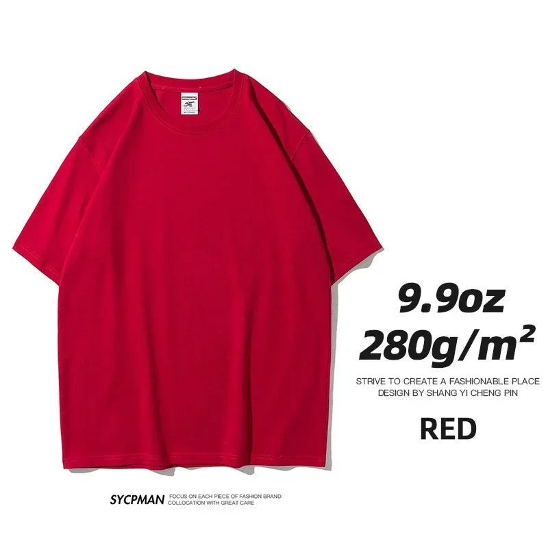 280gsm Oversized Heavy Cotton T-Shirt for Men