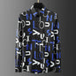 Teglex Men's Slim Lapel Long Sleeve Shirt 6XL
