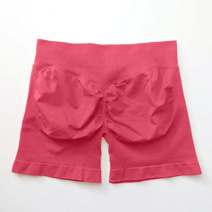 Women's 4.5" Biker Shorts | Scrunch Butt Seamless Yoga Gym Leggings