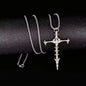 European And American Fashion Personality Retro Gothic Cross Necklace For Men And Women Street Hip-Hop Trendsetters Versatile Pe