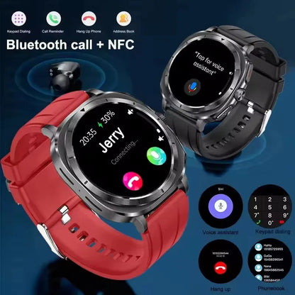 2025New Nursing Grade Air Pump Airbag Accurate Measure ECG Blood oxygen SmartWatches Men Blood Pressure Fitness Sport SmartWatch