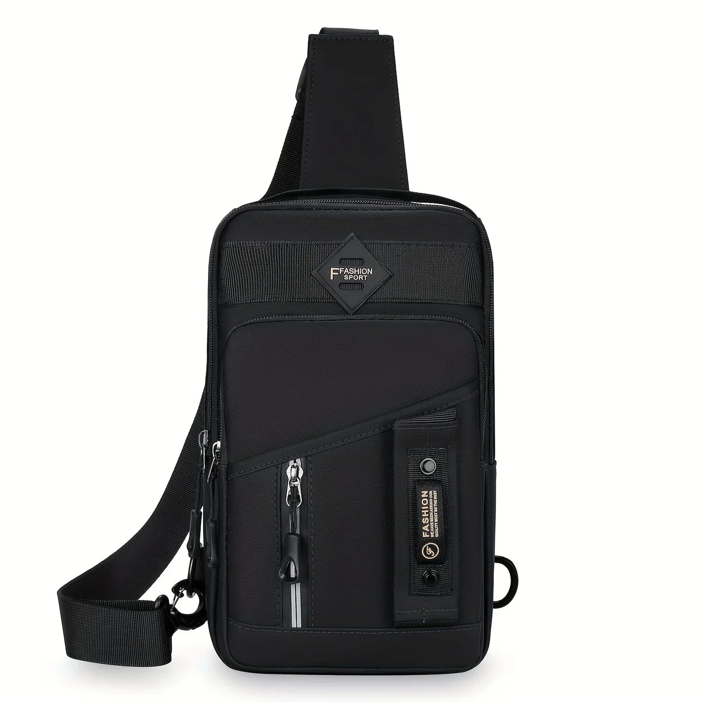 New Men Shoulder Bags Chest Bag Multifuncional Crossbody Bags Travel Sling Bag