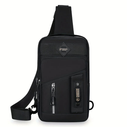 New Men Shoulder Bags Chest Bag Multifuncional Crossbody Bags Travel Sling Bag