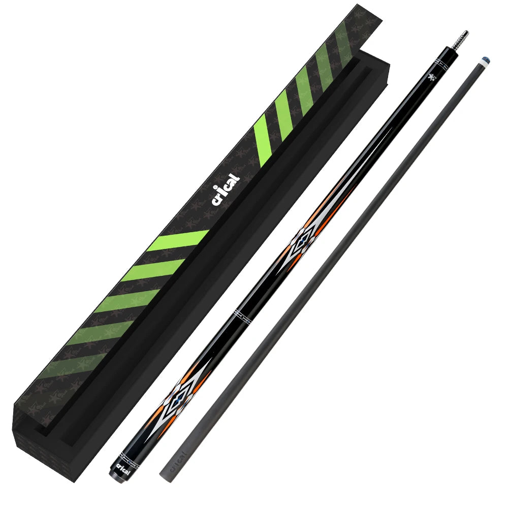 Crical Carbon Fiber Pool Cue Stick Carbon fiber Billiard Cue Stick Kit  low deflection 3/8*8 joint with billar Cases