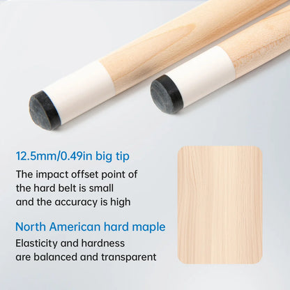 PERI 58" Knight SY Series P8 Shaft Billiard Pool Cue Stick 12.5mm + Extender Professional Billiard Cue Set