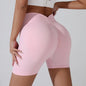 Damen-Sporthose mit Pfirsich-Po-Lifting, hoher Taille und Taillenstraffung, schlankmachende Laufhose, schnell trocknend, dreiviertel-enge Hose