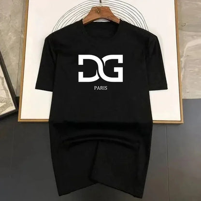 Cotton Letter Print Men T Shirts Luxury Fashion Summer Brand T Shirt Casual Clothing Harajuku Short Sleeve Tops Tees Men's