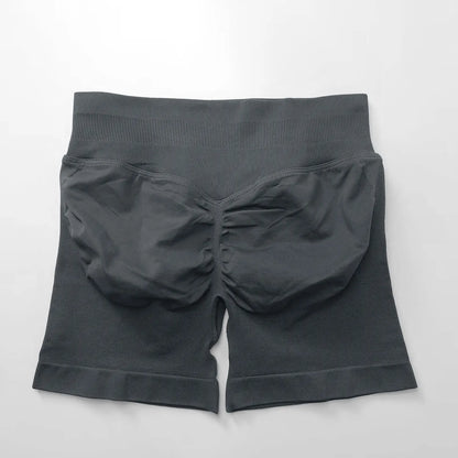 Women's 4.5" Biker Shorts | Scrunch Butt Seamless Yoga Gym Leggings