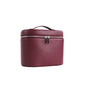 Large-capacity PU leather cosmetic box with internal storage box, customizable names and letters, travel portable cosmetic bag