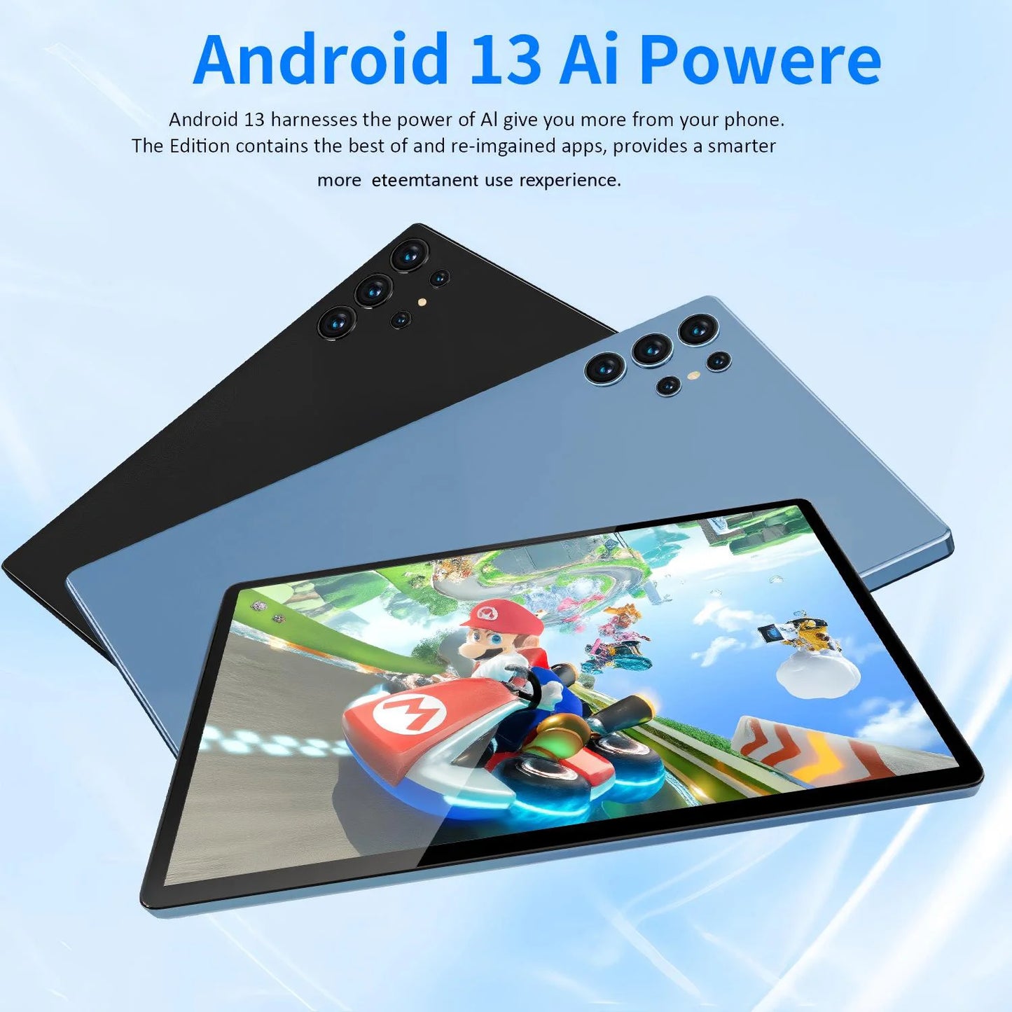 2025 Neues verbessertes Pad 10,1 Zoll Android Tablet HD Display Octa Core 4GB RAM 64GB ROM Dual Phone Call WiFi Google Play Tablet PC