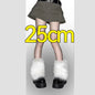 1/2Pairs Artificial Fur Plush Leg Warmers Women Autumn Winter Thermal Long Socks Girls Fashion Japanese Knee-length Stockings