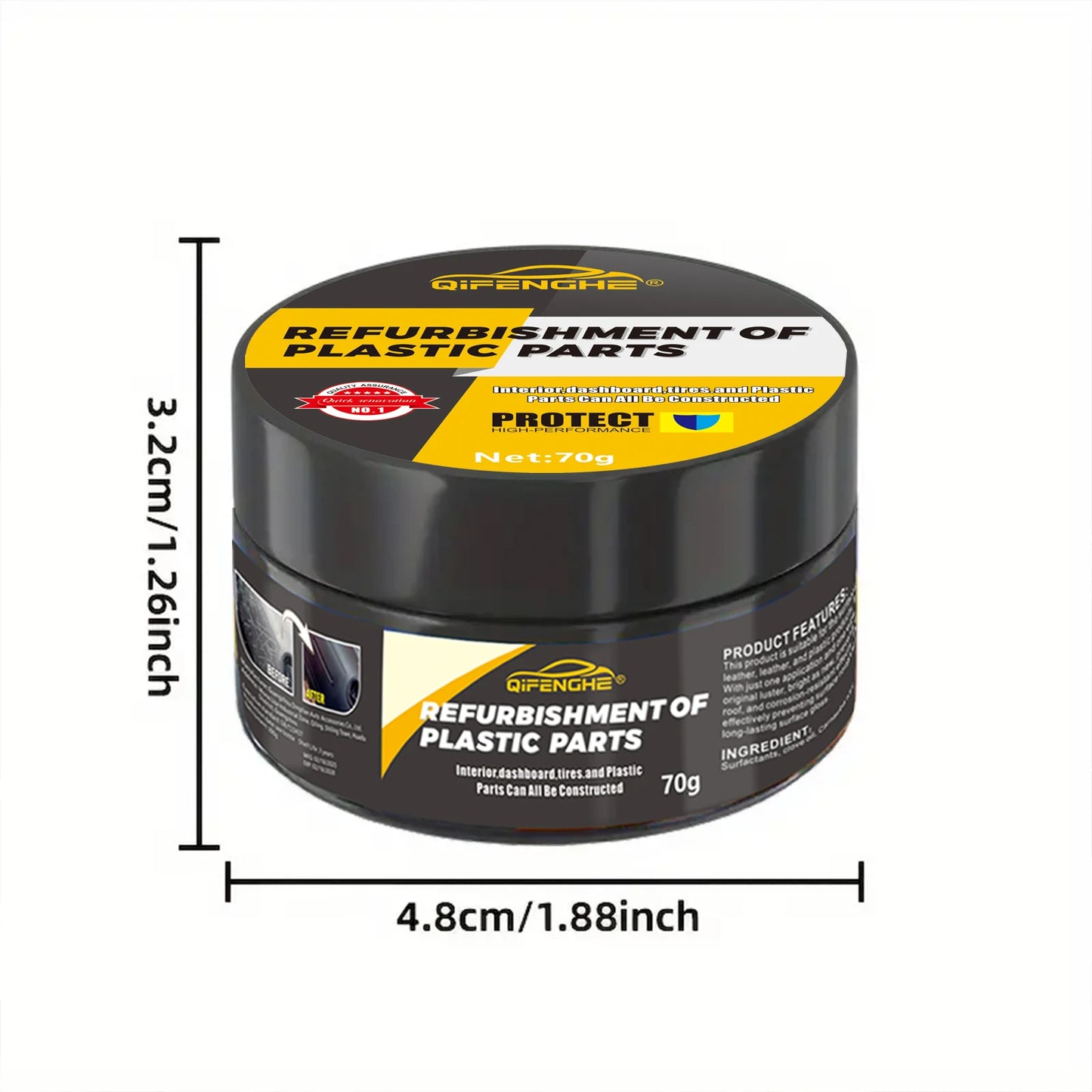 Automotive Plastic Repair Wax - Scratch & Anti-Aging