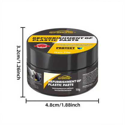 Automotive Plastic Repair Wax - Scratch & Anti-Aging