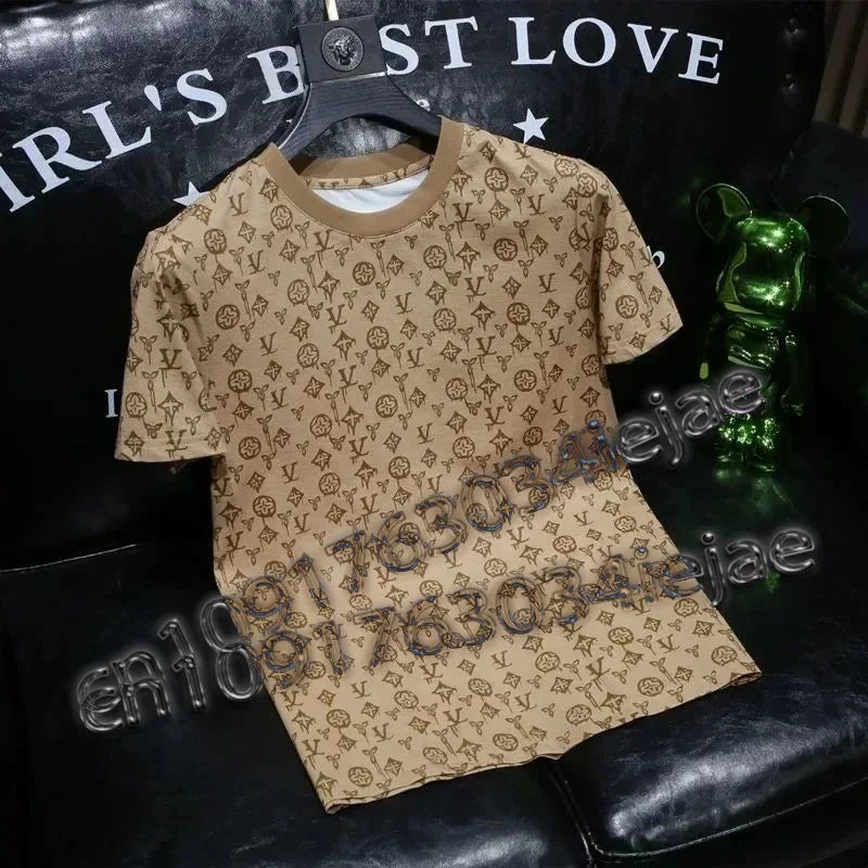 Comfortable Casual Quick-Drying T-Shirt for Men And Women 3D Printed High-End Streetwear Short-Sleeved Sports Moto Top