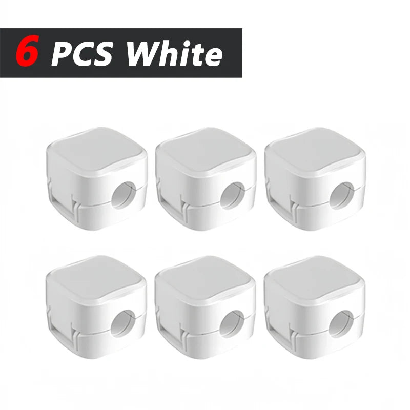 Strong Adhesive Cable Clips - Under Desk Cord Holder