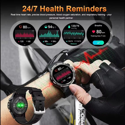 2025 NEU Beliebte Outdoor GPS-Tracker Sport Smartwatch Herren 500mAh NFC HD Anruf IP68 Tiefe Wasserdichte Uhr Herren Für Xiaomi Herren