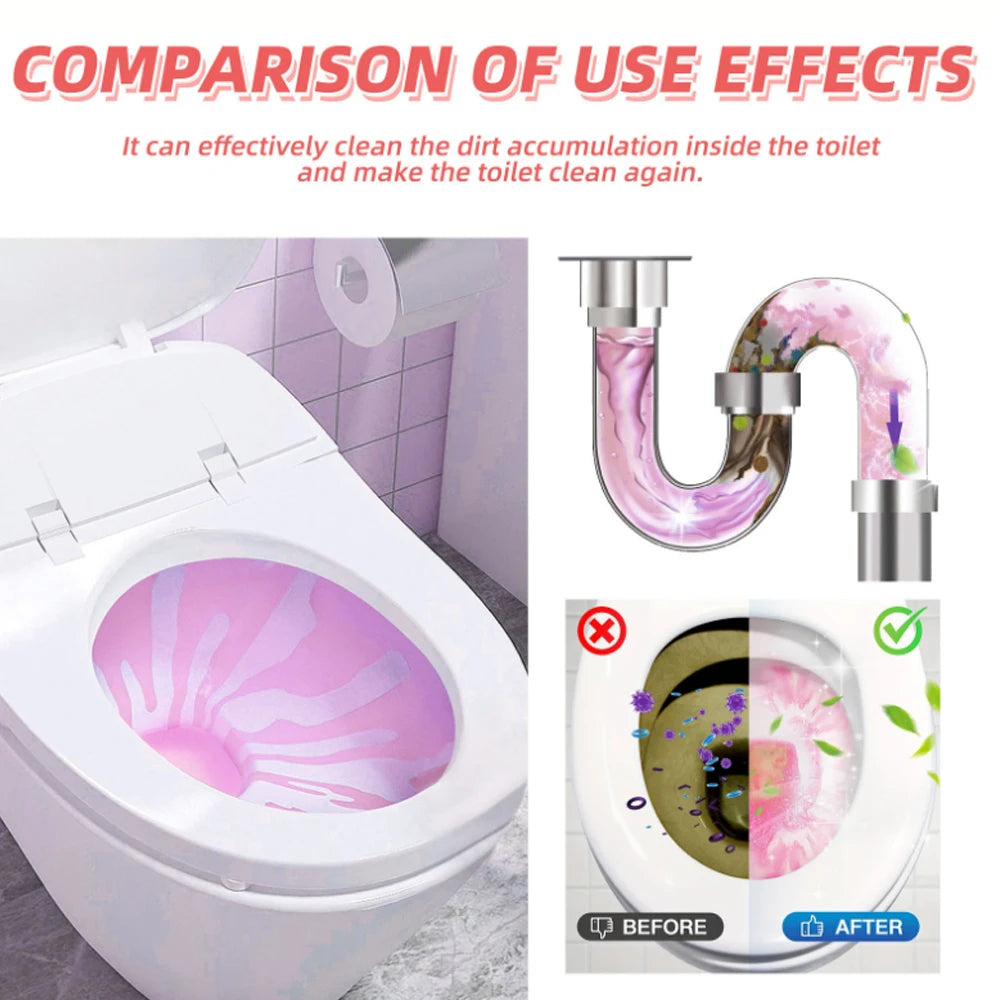 Toilet Cleaning Effervescent Tablets - Deodorant 3-20pcs