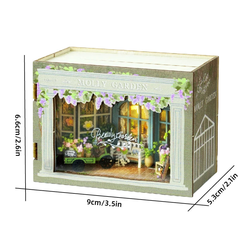 DIY Miniature Doll House 3D Puzzle Building Model Kit
